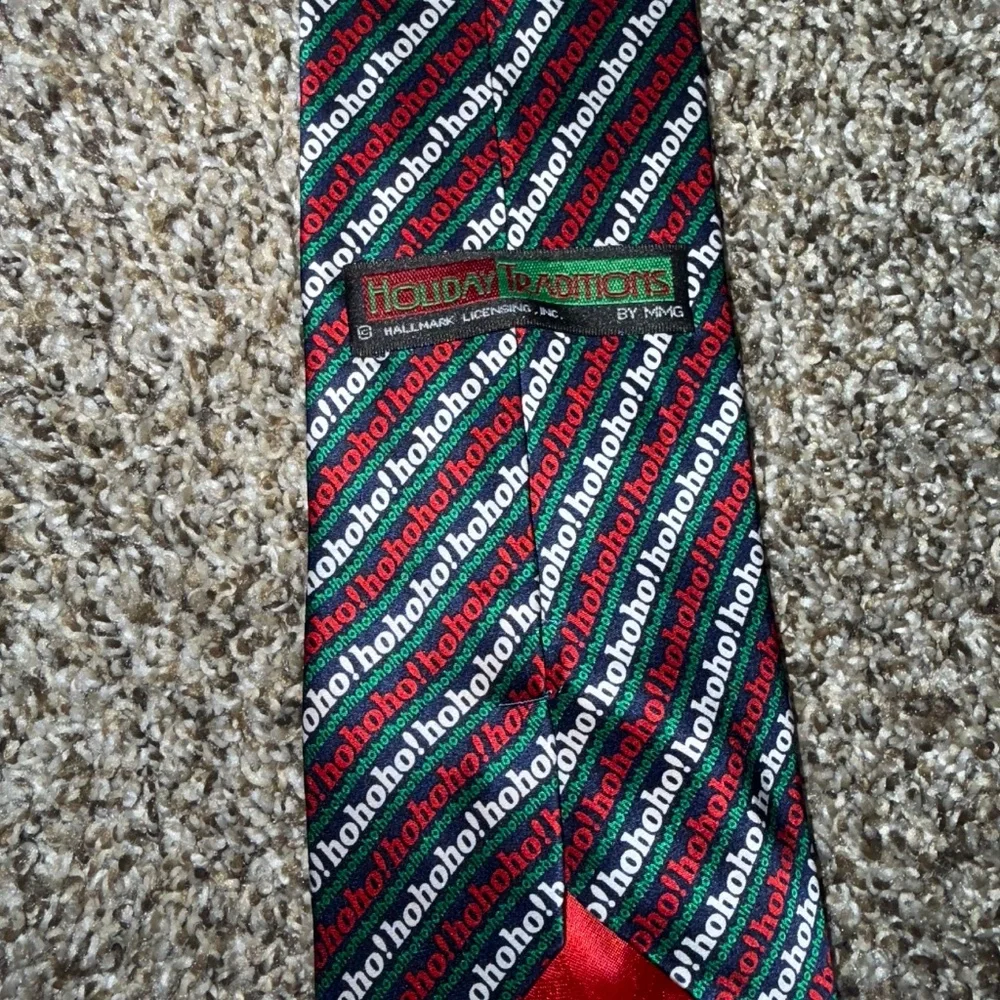 Christmas Hallmark Tie HO HO‎ HO